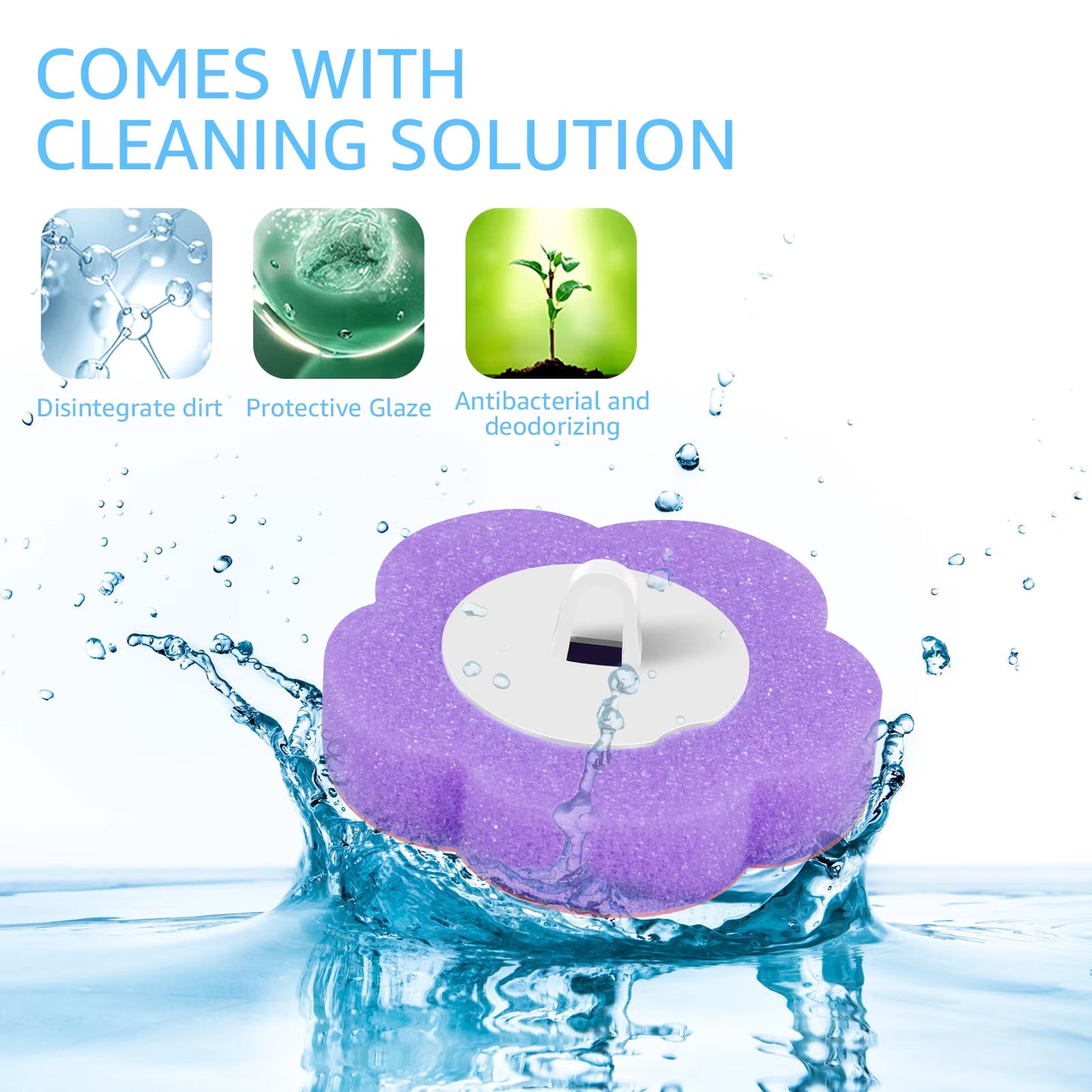 18/36Pcs Disposable Toilet Brush Cleaner with Toilet Bowl Brush Long Handle Bathroom Cleaning Sponge Brush Wc Toilet Accessories